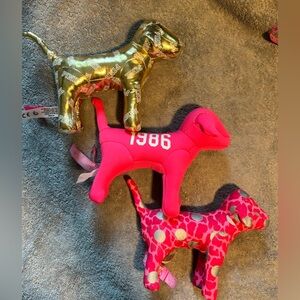 Victoria’s Secret Stuffed Mascot Dogs (3)
